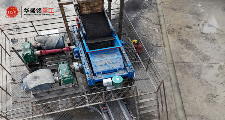 鎏金礦破碎機客戶生產現場
