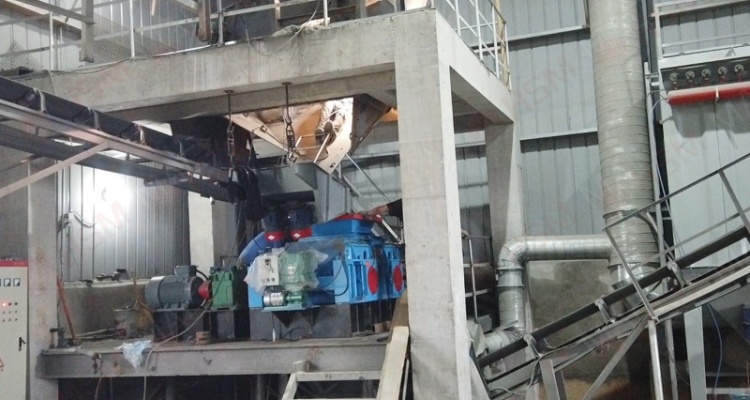 金礦破碎機生產現場