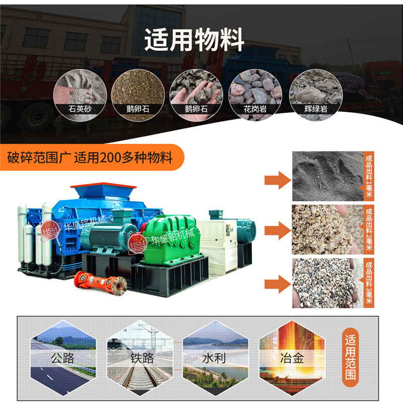 液壓對輥制砂機
